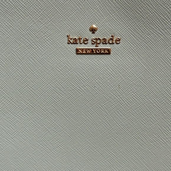 Kate Spade Leather Tote Bag Light Mint - Picture 2 of 14